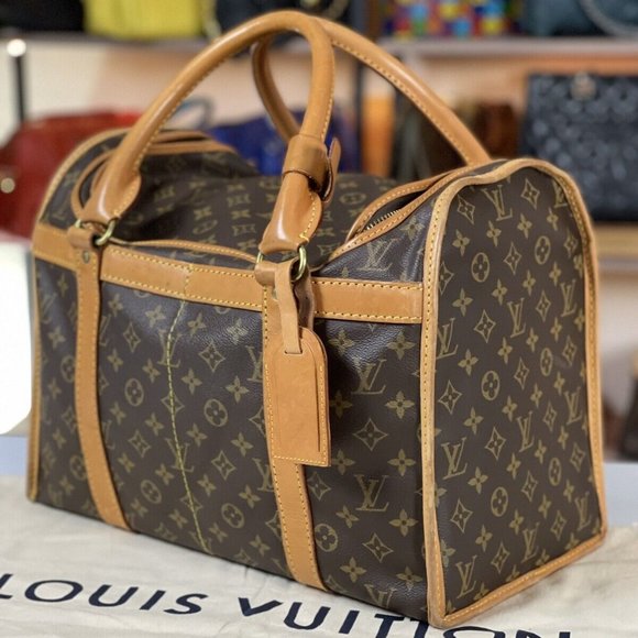 Louis Vuitton, A vintage French Louis Vuitton travel/overnight bag